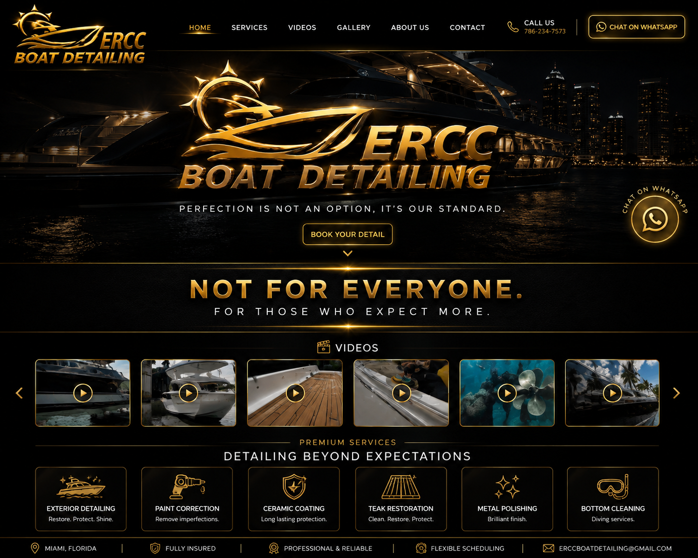 ERCC Boat Detailing logo